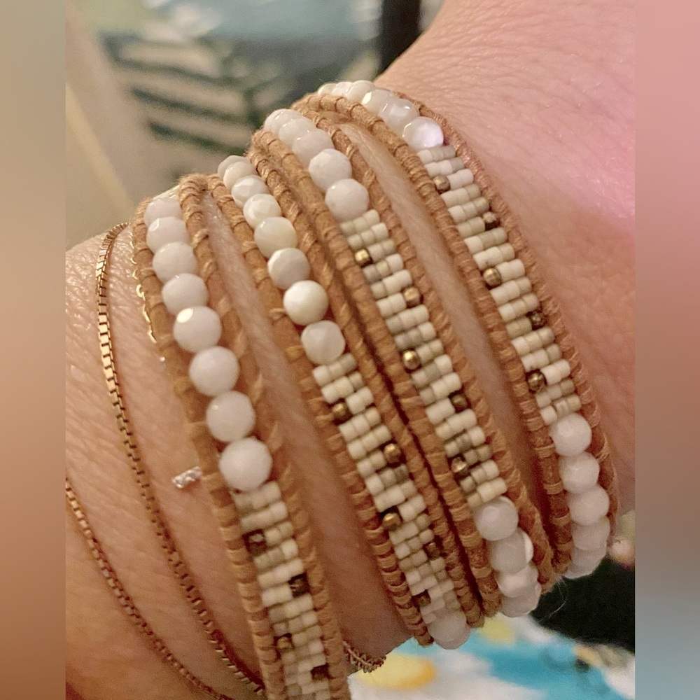 Chan Luu Wrap Multi-Stone Wrap Bracelet - image 1